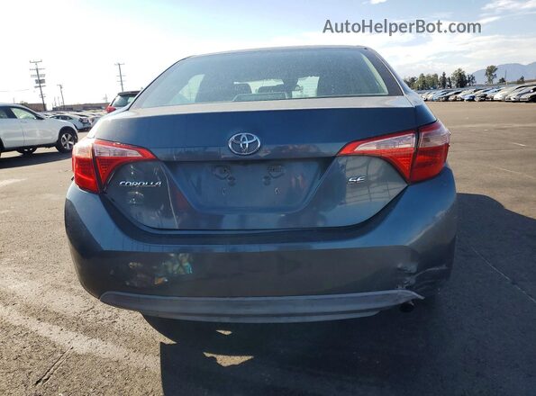 2T1BURHE8HC761832 2017 TOYOTA COROLLA Синий Вид сзади