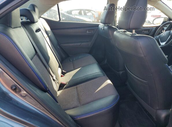 2T1BURHE8HC761832 2017 TOYOTA COROLLA Синий Вид задних сидений