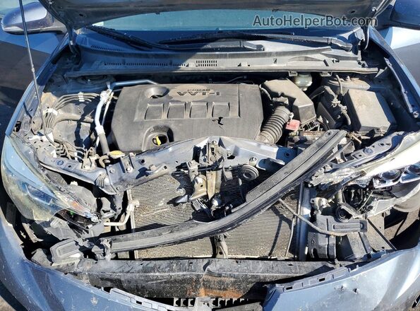 2T1BURHE8HC761832 2017 TOYOTA COROLLA Синий Вид задней части салона