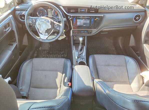 2T1BURHE8HC776220 2017 TOYOTA COROLLA Gray Dashboard view