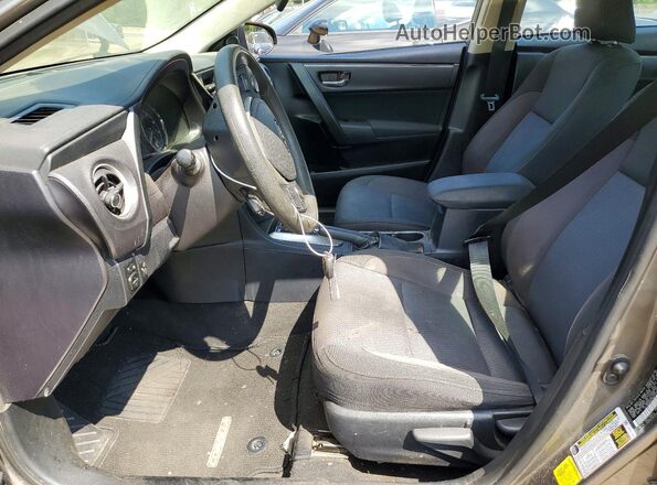 2T1BURHE8HC779991 2017 TOYOTA COROLLA Gray Вид салону спереду