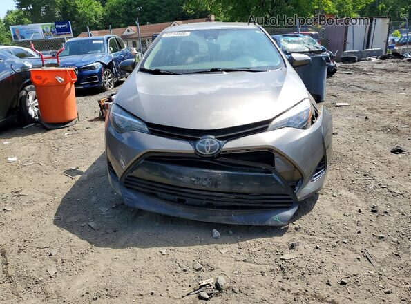 2T1BURHE8HC779991 2017 TOYOTA COROLLA Gray Вид спереду