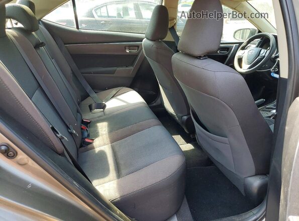 2T1BURHE8HC779991 2017 TOYOTA COROLLA Gray Вид задніх сидінь