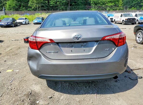 2T1BURHE8HC779991 2017 TOYOTA COROLLA Gray Вид ззаду