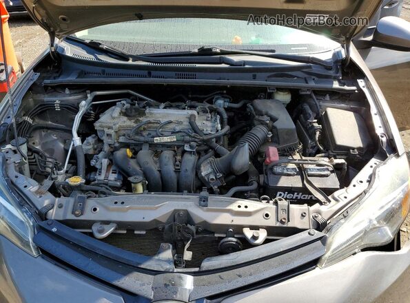 2T1BURHE8HC779991 2017 TOYOTA COROLLA Gray Вид задньої частини салону