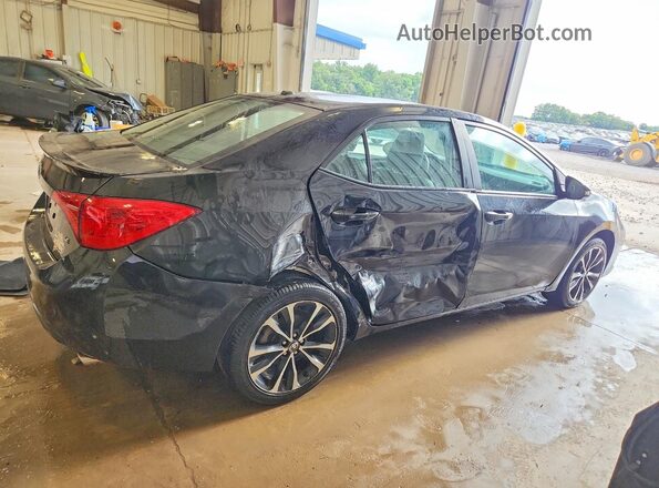 2T1BURHE8HC808261 2017 TOYOTA COROLLA Черный Задняя правая четверть