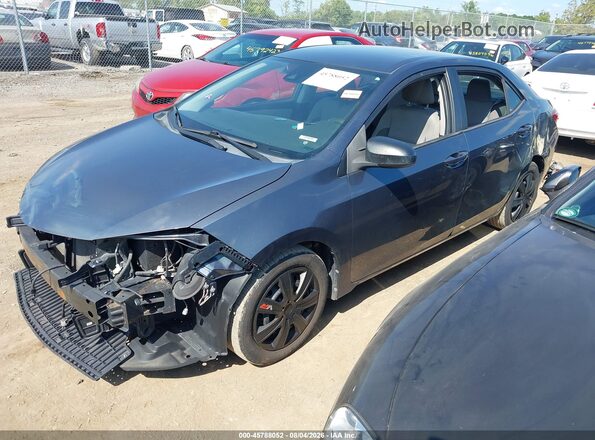 2T1BURHE8HC808891 2017 TOYOTA COROLLA Gray წინა მარცხენა ხედი სამი მეოთხედიდან