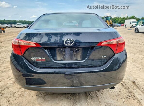 2T1BURHE8HC814707 2017 TOYOTA COROLLA Black Rear view
