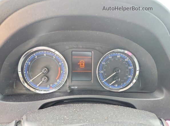 2T1BURHE8HC814707 2017 TOYOTA COROLLA Black Instrument cluster view