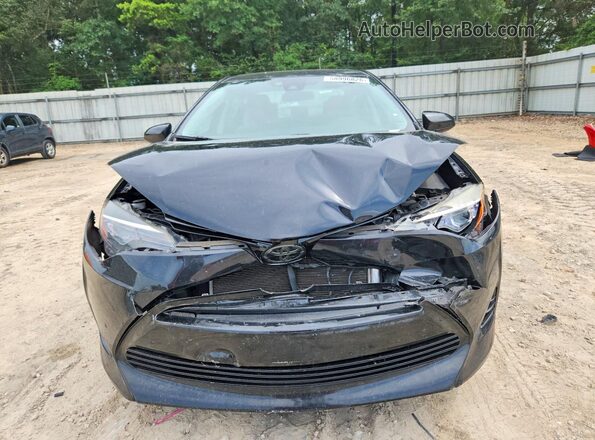 2T1BURHE8HC814707 2017 TOYOTA COROLLA Black Front view