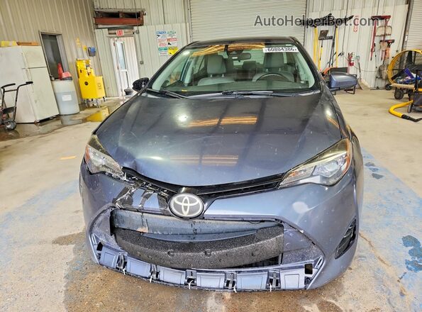 2T1BURHE8HC818921 2017 TOYOTA COROLLA Gray Front view