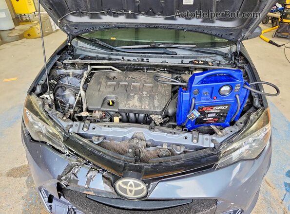 2T1BURHE8HC818921 2017 TOYOTA COROLLA Gray Rear interior view