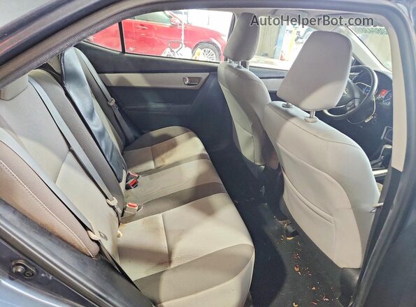 2T1BURHE8HC818921 2017 TOYOTA COROLLA Gray Rear seats view