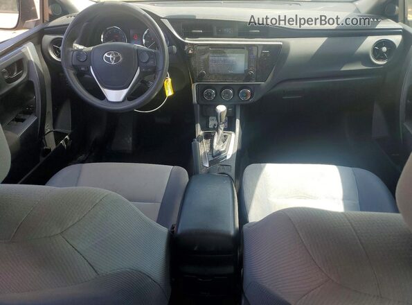 2T1BURHE8HC828445 2017 TOYOTA COROLLA White Առջևի վահանակի տեսք