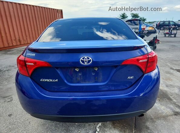 2T1BURHE8HC829997 2017 TOYOTA COROLLA Black უკანა ხედი