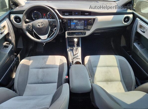 2T1BURHE8HC833533 2017 TOYOTA COROLLA Silver Առջևի վահանակի տեսք
