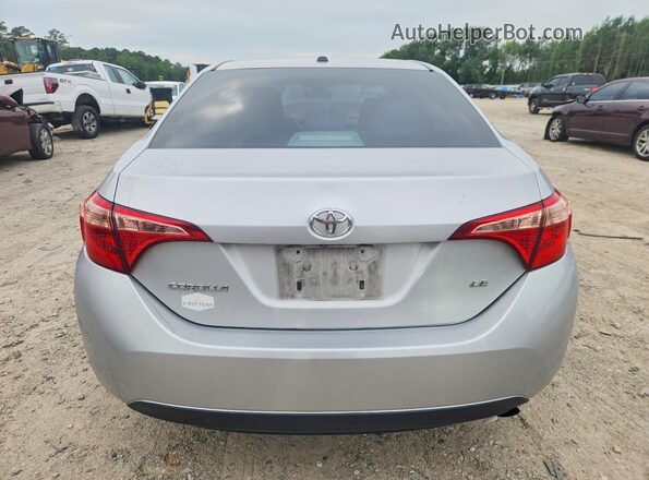 2T1BURHE8HC833533 2017 TOYOTA COROLLA Silver Հետևի տեսք