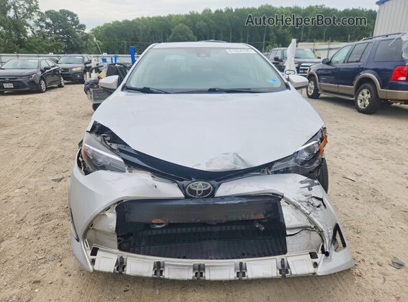 2T1BURHE8HC833533 2017 TOYOTA COROLLA Silver Դիմացի տեսք