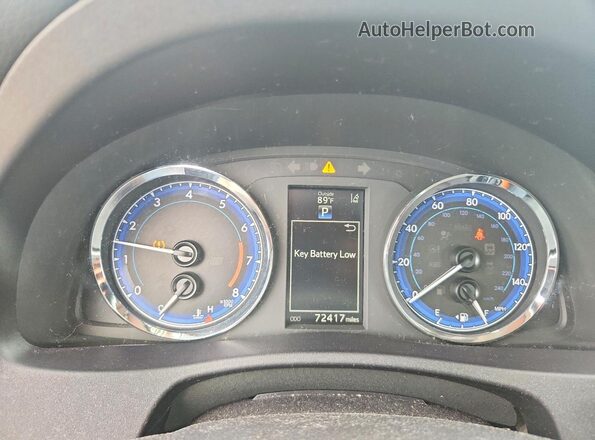 2T1BURHE8HC841308 2017 TOYOTA COROLLA Синий Вид щитка приборов