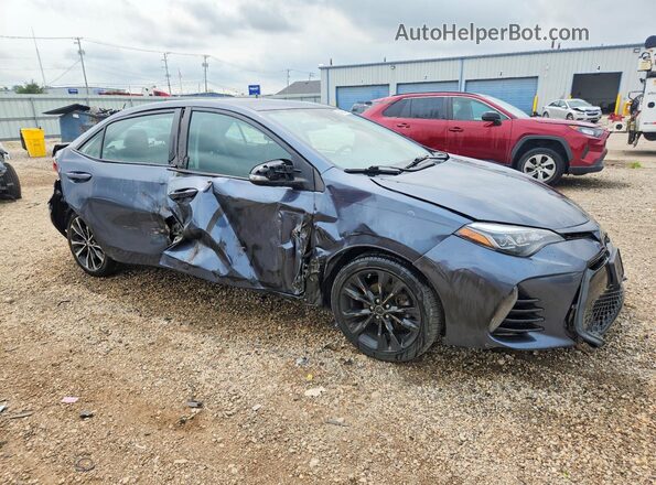 2T1BURHE8HC841308 2017 TOYOTA COROLLA Синий Передняя правая четверть