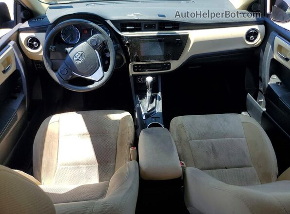 2T1BURHE8HC852440 2017 TOYOTA COROLLA Tan Vista del salpicadero