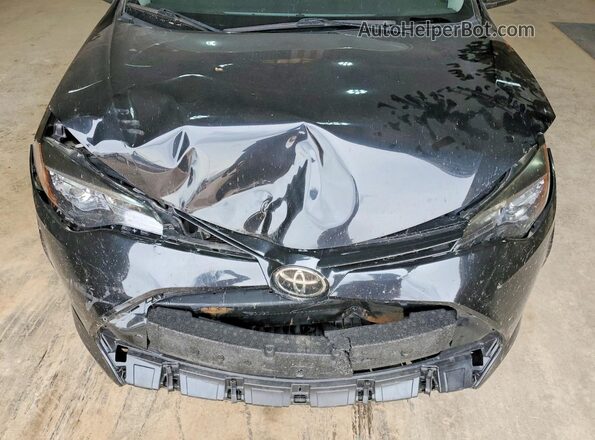 2T1BURHE8HC865866 2017 TOYOTA COROLLA Black Вид задньої частини салону