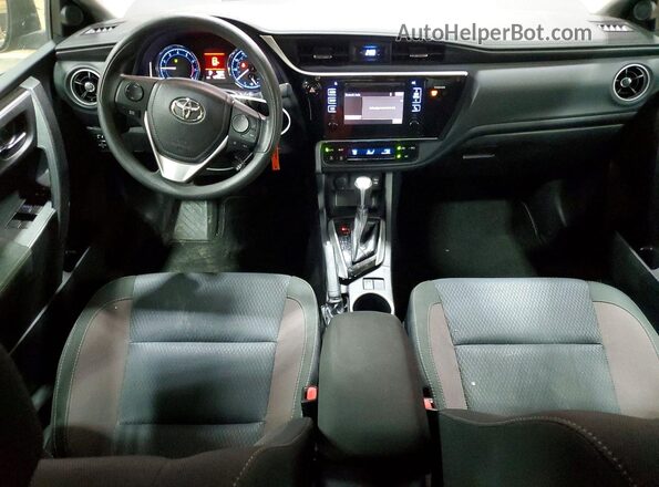 2T1BURHE8HC865866 2017 TOYOTA COROLLA Black Вид панелі приладів