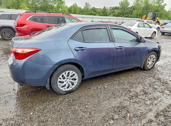 2T1BURHE8HC874597 2017 TOYOTA COROLLA Blue Задня права чверть