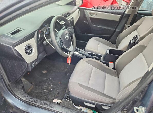 2T1BURHE8HC874597 2017 TOYOTA COROLLA Blue Вид салону спереду