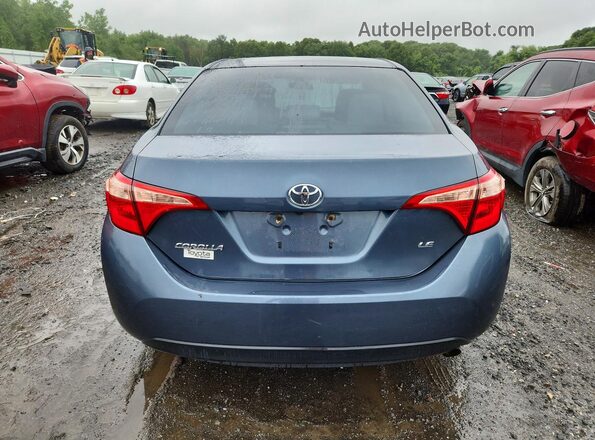 2T1BURHE8HC874597 2017 TOYOTA COROLLA Blue Вид ззаду