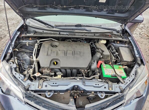 2T1BURHE8HC874597 2017 TOYOTA COROLLA Blue Вид задньої частини салону