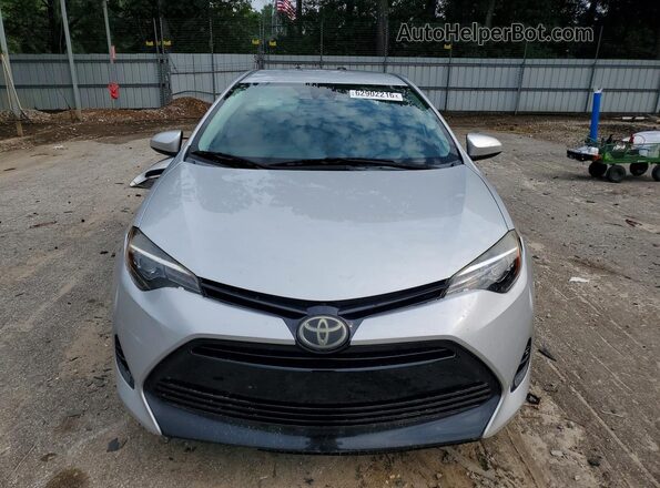 2T1BURHE8HC875264 2017 TOYOTA COROLLA Silver წინა ხედი