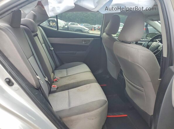 2T1BURHE8HC875264 2017 TOYOTA COROLLA Silver უკანა სავარძლების ხედი