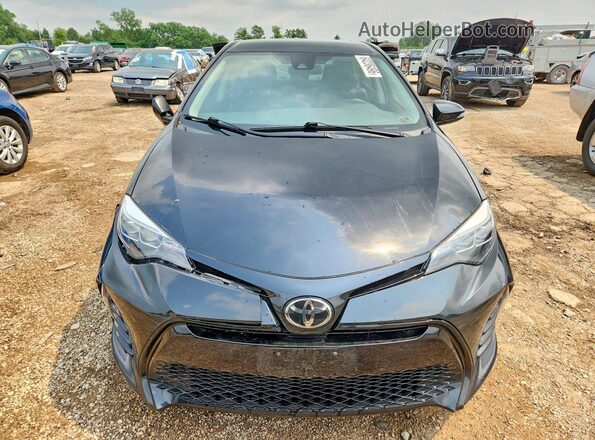 2T1BURHE8HC882506 2017 TOYOTA COROLLA Black Դիմացի տեսք
