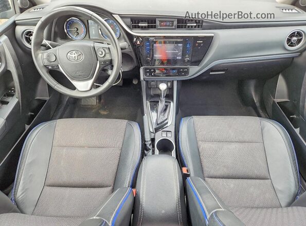 2T1BURHE8HC882506 2017 TOYOTA COROLLA Black Առջևի վահանակի տեսք