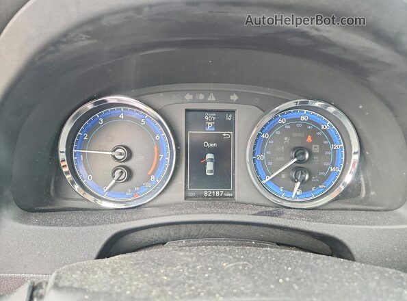 2T1BURHE8HC882506 2017 TOYOTA COROLLA Black Սարքավորումների վահանակի տեսք