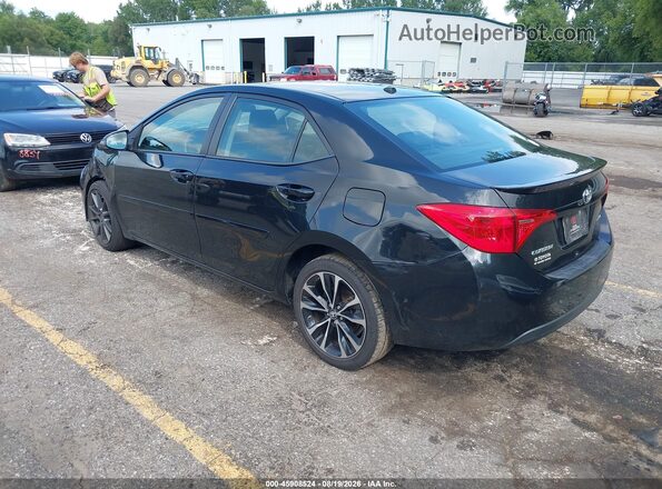2T1BURHE8HC899340 2017 TOYOTA COROLLA Black Rear left
