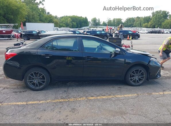 2T1BURHE8HC899340 2017 TOYOTA COROLLA Black Rear interior view