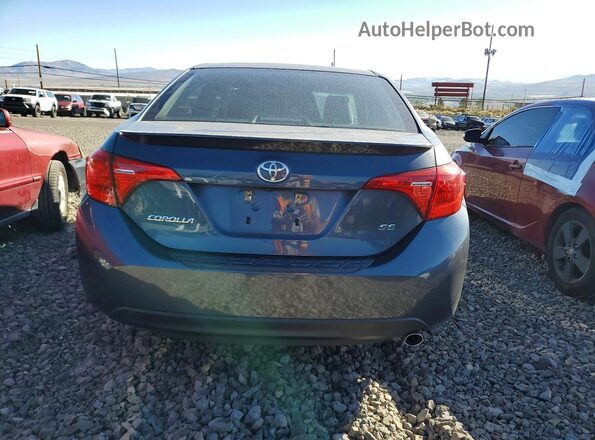 2T1BURHE8HC937035 2017 TOYOTA COROLLA Black Вид ззаду