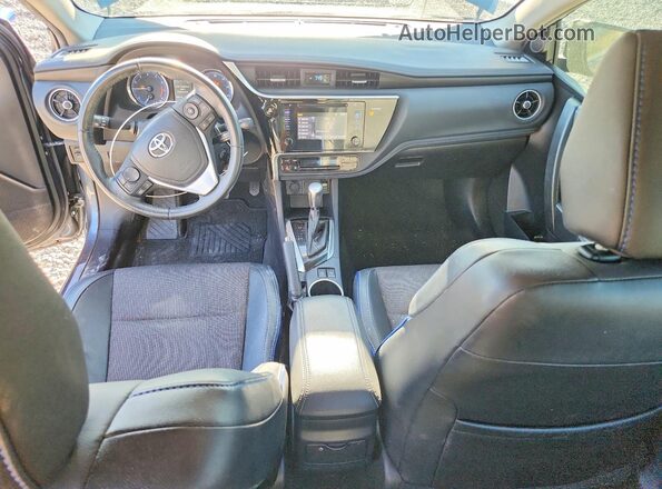 2T1BURHE8HC937035 2017 TOYOTA COROLLA Black Вид панелі приладів