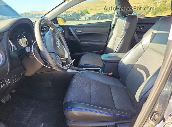 2T1BURHE8HC937035 2017 TOYOTA COROLLA Black Вид салону спереду