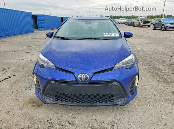 2T1BURHE8HC950190 2017 TOYOTA COROLLA Синий Вид спереди