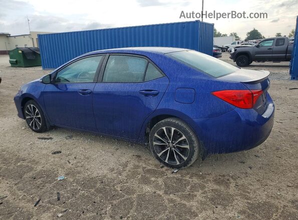 2T1BURHE8HC950190 2017 TOYOTA COROLLA Синий Задняя левая четверть