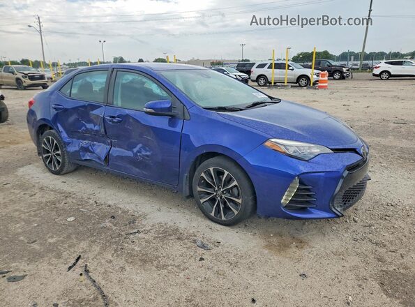 2T1BURHE8HC950190 2017 TOYOTA COROLLA Синий Передняя правая четверть