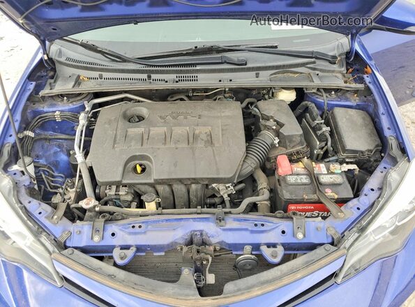 2T1BURHE8HC950190 2017 TOYOTA COROLLA Синий Вид задней части салона