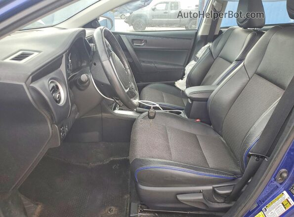2T1BURHE8HC950190 2017 TOYOTA COROLLA Синий Вид салона спереди