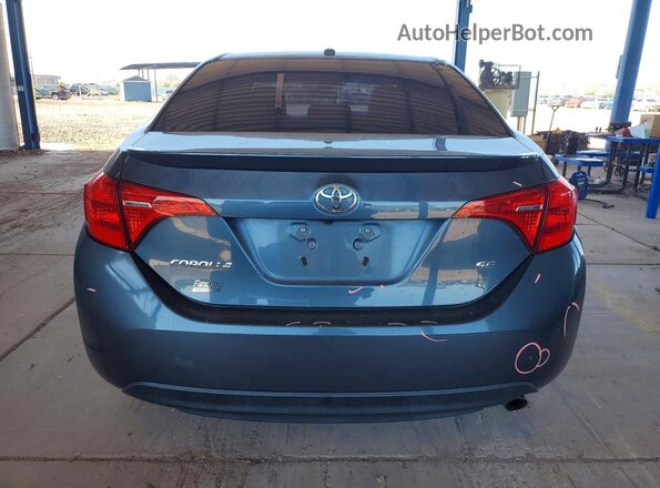 2T1BURHE8JC003088 2018 TOYOTA COROLLA Gray უკანა ხედი