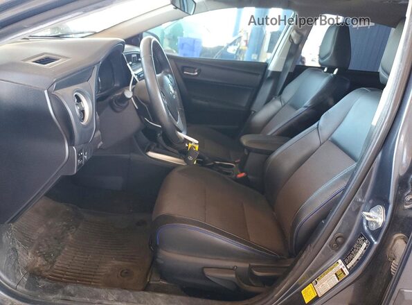 2T1BURHE8JC003088 2018 TOYOTA COROLLA Gray წინა სალონის ხედი