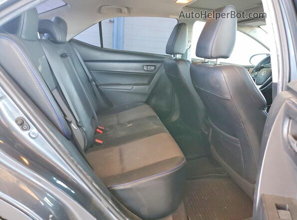2T1BURHE8JC003088 2018 TOYOTA COROLLA Gray უკანა სავარძლების ხედი