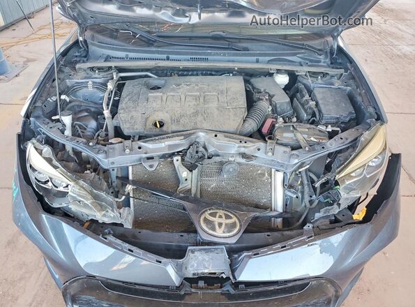 2T1BURHE8JC003088 2018 TOYOTA COROLLA Gray უკანა სალონის ხედი
